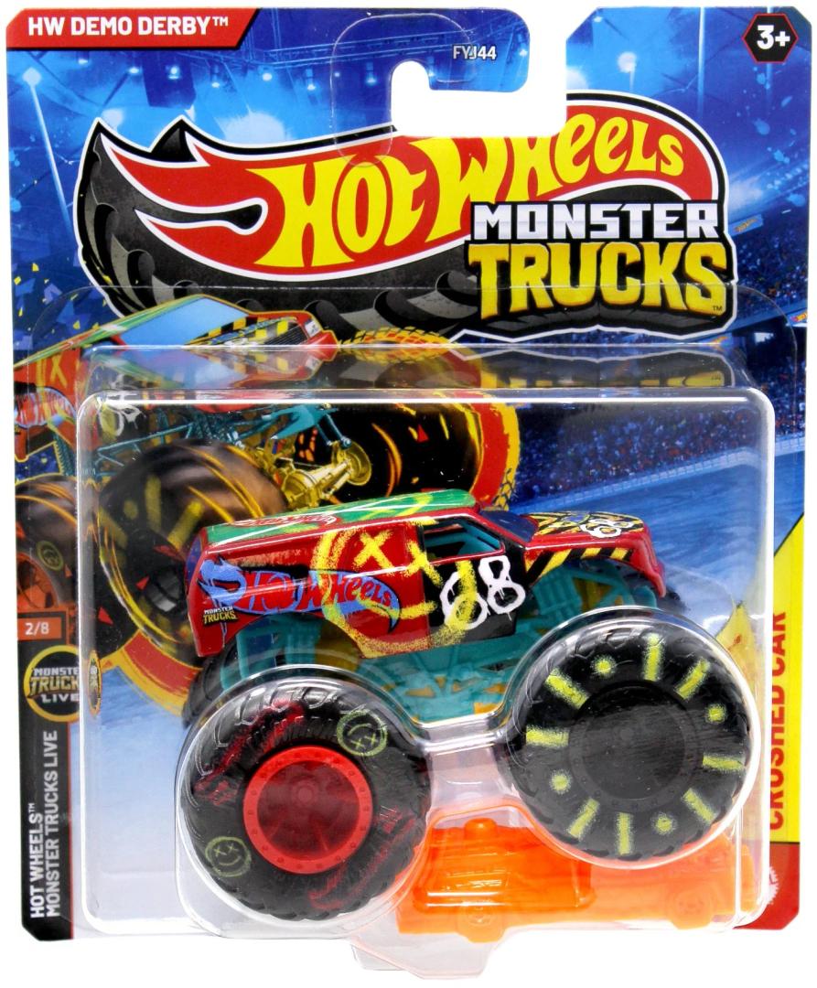Hot Wheels Monster Trucks LIVE HW Demo Derby Diecast Car