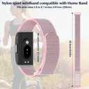 4 Pack Nylon Bands Compatible with Hume Band Replacement Strap, Soft Breathable Slim Fitness Tracker Hume Bands Loop Sport Replacement Wristband for Hume Health Band for Men Women