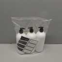 Cornucopia Brands Shower Pump Bottles (Set of 3, White); 32oz Plastic Pump Dispensers for Shampoo, Conditioner, and Body Wash