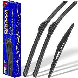 3 wipers Replacement for 2005-2010 Jeep Grand Cherokee, Windshield Wiper Blades Original Equipment Replacement - 21"/21"/14" (Set of 3) U/J HOOK