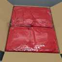 Stretch Spandex Table Cover for 4 Foot Folding Tables-8 Pack Red Fitted Elastic Christmas Tablecloths for Rectangle Tables Protector for Party, Wedding, Vendor Booth Display, Banquet Event