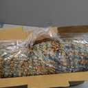 Multi-Color Gold Green Cable Woven Throw Blanket for Couch,50"X60" Boho Style Textured Blankets for Home Decor,Super Soft Warm Cozy Chunky Blanket with Decorative Tassels for Bed