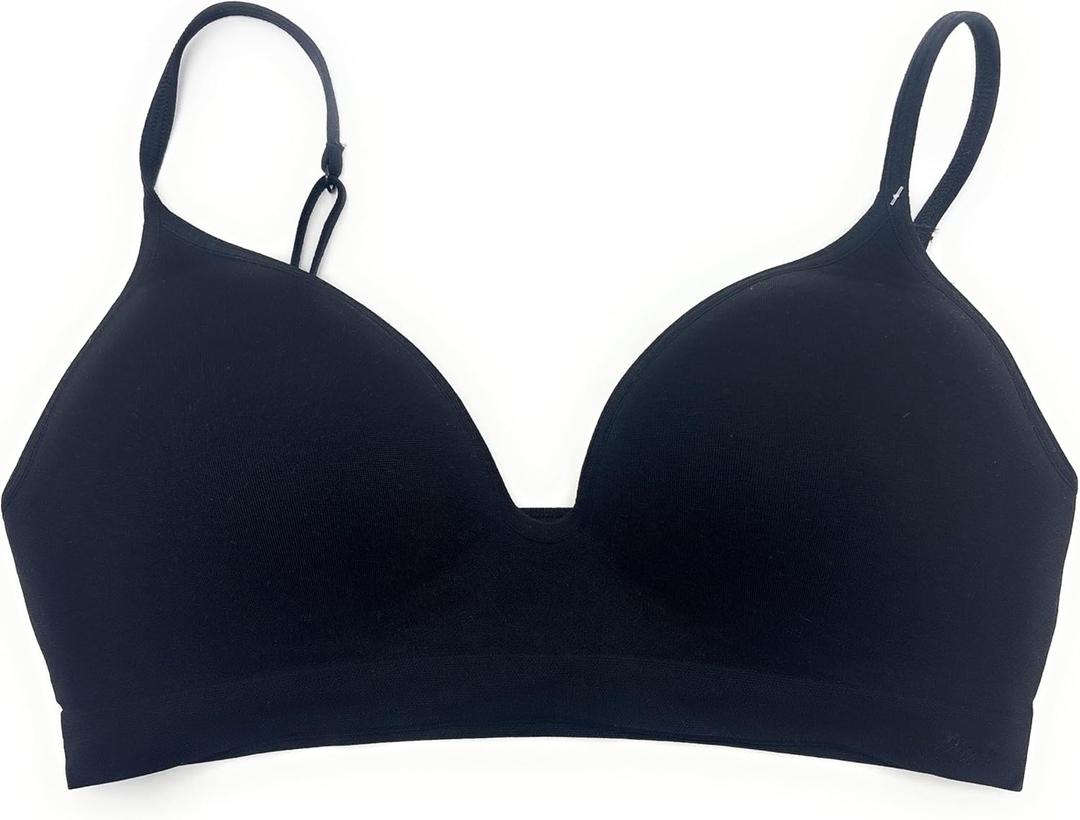 Victoria's Secret Pink Seamless Push-Up Bra (Medium, Black)