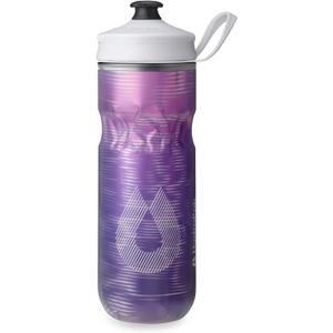HydraPak | Polar Bottle - Polar Sport Insulated Water Bottle - BPA-Free, Sport & Bike Squeeze Bottle with Handle (Pulse Purple, 600ml / 20oz)