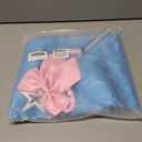 Fairy Godmother Costume Set, Fairy Costume Accessories with Blue Fairy Hooded Cloak Bow Tie Star Stick for Women