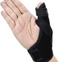 U.S. Solid Thumb Spica Splint- Thumb Brace for Arthritis or Soft Tissue Injuries, Lightweight and Breathable, Stabilizing and not Restrictive, Fits Both Hands, a Product (Small/Medium)