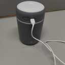 Portable Colorful Mini Humidifier - Essential Oil Diffuser H2O -Portable 300 ml USB Air for Bedroom, Car, Office, Desktop with Light & 2 Mist Modes (Black) 4.69*3.07*3.07inch