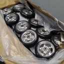 100 Pieces 100mm Re-Entry Pro Stunt Trick Kick Scooter Wheels - For Small Scooters - Freestyle Speed Urethane - Fits Most Setups - 24mm x 100mm - Bearings Installed 