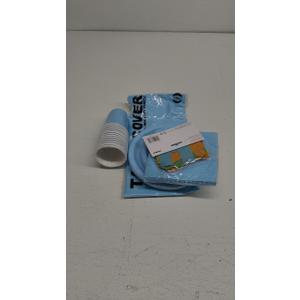 Party Supplies Birthday Party Supplies and Decorations Set - Includes Tableware Set and Happy Birthday Banner