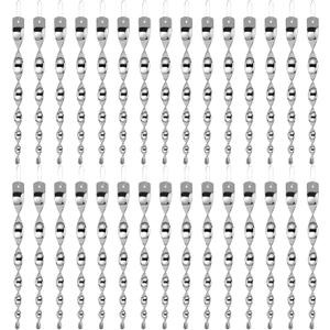Besmon Woodpecker Bird Scare DevicesReflective Scare Rods Control Device to Keep Birds Away from Patio PoolChristmas Reflective Strip Hanging Home as Decoration (30PCS)
