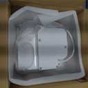 Bathroom Exhaust Fan 10" Panel Ultra Quiet without Light8x8 Mount, 110CFM, 4" Duct for Bathroom/Garage/Home (8in(Hole Size))