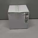 Ceramic Jar with Lid, Coffee Container Kitchen Food Storage Jars for Spice Sugar Tea Bag, Stackable Decorative Jars for Countertop, White & 18 fl.oz