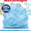 Glad Tall Kitchen Trash Bags 13 Gallon, MaxStrength Beachside Breeze Garbage Bags, Odorshield with Drawstring, 34 Count