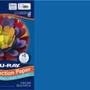 Tru-Ray Construction Paper, 50% Recycled, 12" x 18", Blue, Pack Of 50