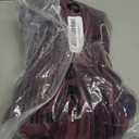 LASPIA Women's Pleated Dress Formal Adjustable Spaghetti Strap Maxi Solid Bridesmaid Evening Party Dresses Wine Red XL