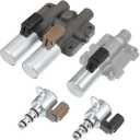 No.28250-P6H-024/28250-P7W-003 Transmission Shift Solenoid Replacement Fit for Honda Odyssey - Pack of 4 Silver Tone Bronze Tone Black Brown