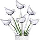 6 Small Handmade Bulbs Potted Plants Water Home Indoor-Outdoor Garden Patio Hanging Flower Spikes Decoration Automatic Irrigation System (not Glass)