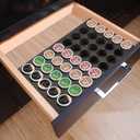 Coffee Pod Holder Compatible with KCup Keurig Pods Coffee Holder Drawer Organizer Tray for Kitchen Office Home Holds 40 Coffee Pods (16.5 X 11)