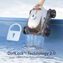 (2026 Upgrade) BUBLUE B10P Cordless Pool Vacuum for Above Ground Pool, 140-Min Runtime, Self-Parking Robotic Pool Cleaner with Bluehole Suction, DirtLock 2.0, Dual Motors for Pools Up to 1,076 Sq.Ft