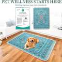 Homimp Washable Pee Pads for Dogs, 2 Pack Reusable Puppy Pads Waterproof, Absorbent and Leakproof Dog Pee Pads, Non Slip Puppy Training Pads, Pet Mat for Floor, Crate, Couch, Whelping,Blue 36"x41"