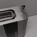 Mueller UltraToast Full Stainless Steel Toaster 2 Slice, Long Extra-Wide Slots with Removable Tray, Cancel/Defrost/Reheat Functions, 6 Browning Levels with LED Display, Housewarming Gifts New Home