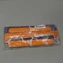 Blue Orange Tissue Pom Poms Paper Kit DIY Decorative Flowers Ball for Birthday Party Wedding Hanging Decorations Pack of 12 10in12in