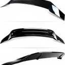 Rear Spoiler Compatible with 2020-2026 Toyota Corolla, Glossy Black R Style Trunk Exterior High Kick Tail Deck Lid Wing Lip Splitter Fit for 2020 2021 2022 2023 2024 2025 2026 4-Door