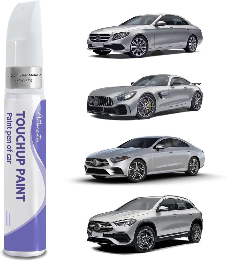 Touch Up Paint for Mercedes Benz Iridium Silver(775/9775)-Exact MatchChips and Nicks TouchUp Paint Pen Scratch Repair Car Accessories Car Paint Pen for Erase Car Scratches