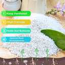 2 x TOYPOPOR Perlite for Plants, 3-6mm Organic Perlite for Gardening, Perlite for Plants Indoor, Soil Additive Conditioner Mix Improve Drainage and Ventilation Promote Root Growth and Soil Health 1qt