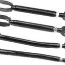 0-4.5" Lift Adjustable Front Upper & Lower Control Arms for 2007-2018 Jeep Wrangler JK - Heavy Duty Front Upper & Lower Arms, Greasable Bushings