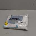 River Dream 36" W Stall Waffle No Hook Shower Curtain with Snap-in Liner,Cotton Blend Fabric Shower Curtain for Bathroom, White,36Wx74L