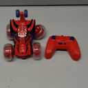 Kids Toys Spider RC Car for Boys 4-7 - Cool Spider Monster Remote Control Crawler Toy 360 Flip Fast Stunt & 4WD Light Up Wheel - Fun Boy Gift Idea for Birthday Chirstmas Stuff Age 3 4 5 6 7 8