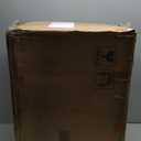 Karl home Criss Cross Chair Armless Desk Chair with Wheels Cross Legged Office Swivel Chair Wide Adjustable Comfy Padded Vanity Chair with Dual Purpose Base, PU Beige