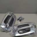 APPERFiT International Door Handle w/Cover, Lock Cylinder & Key for Cab Door Compatible with International Trucks ProStar 4100 4200 4300 4400 7300 7400 7500 7600 7700 8500 8600 (Chrome)