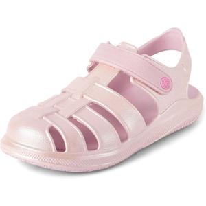 The Children's Place Girls' Girls' Water Play Fisherman Sandals (Pink)