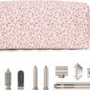 Travel Hair Tool Bag Compatible with Dyson Airwrap and Shark Flex Style Carrying Case, Floral Portable Hair Dryer Bag Organizer