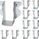 LukLoy 10 Pack 2x4 Joist Hanger 20 Gauge Galvanizing Face Mount Joist Hangers for Wood