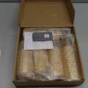 Flameless LED Candles with Timer 5 Pc Flickering Flameless Candles for Romantic Ambiance and Home Decoration Stable Acrylic Shell,with Embedded Star StringBattery Operated CandlesGold