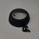 Microwave Splatter Cover Vented Glass Splatter Guard Lid with Collapsible Silicone for Food as Pot Cover Plate 10.8 inch for 6 7 8 9 10 inch Plate Bowl (Grey)