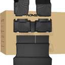 AOMSAZTO Floor Mats Compatible with 2013-2018 Toyota Rav4 (Not for Hybrid) All Weather TPE Cargo Mat Custom Fit LE/SE/XLE/Limited/Platinum/Adventure for Toyota Rav4-1st & 2nd Row Car Mats, Black