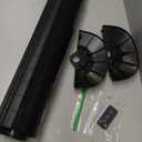 Uthfy 31 Inch Tower Fan for Bedroom, 120° Oscillating Quiet Standing Bladeless Fan With Remote, 7.5H Timer, 3 Speeds, 3 Modes, for Room, Dorm, Office, Black