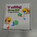 4-Pack Vomiting Puking Egg Stress Balls, Fidget Toys Slime Ball | 8-Pack Slime Squeeze Prank Sensory Toy for Teens, Adults & Kids | Family Novelty Gag Gift,Christmas Stocking Stuffers (2green+2yellow)