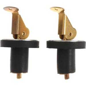 Boat Plug 1/2Inch Brass Boat Drain Plug Snap Handle Plug Deck Plug for Boat Marine (1/2inch-2)