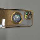 SQMCase Designed for iPhone 16 Pro Max Case Magnetic Glitter with Wrist Strip & Camera Lens Protector [Compatible with MagSafe], Luxury Gold Plating Cover Shockproof Protective Case (Gold)