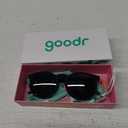 goodr It's Not Black It's Obsidian Polarized Round Sunglasses for Men & Women, Small Sized (Circle G), Black Solid Frames with Black Mirrored Reflective Lens, UV400 Protection, No Slip, No Bounce