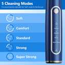 Ni-SHEN Dog Plaque Remover for Teeth,Pet Ultrasonic Tooth Cleaner,Teeth Cleaning Kit -Tartar Remover for Teeth Stains for Dogs and Cats (Blue)