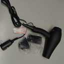 JINRI Hair Dryer 1875W, Negative Ionic Fast Dry Low Noise Blow Dryer, Black
