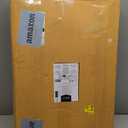 Amazon Basics Portable TV Dinner 4-Pack Rectangular Folding Tray Table with Storage Rack, Black, 15" x 19" x 26"