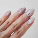 Central Park Glam Nail Polish Wraps Manicure | Contains 16 Nail Art Nail Wraps (8 Different Sizes) | Affordable | Quick and Easy to use | 15 Minute Application | Lasts up to 2 Weeks |