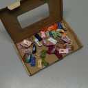 CLLOT 40pcs Mini 1.2" Grosgrain Ribbon Snap Clips - Tiny Fine Thin Hair Bows in Pairs for Baby Girls, Toddlers, and Infants